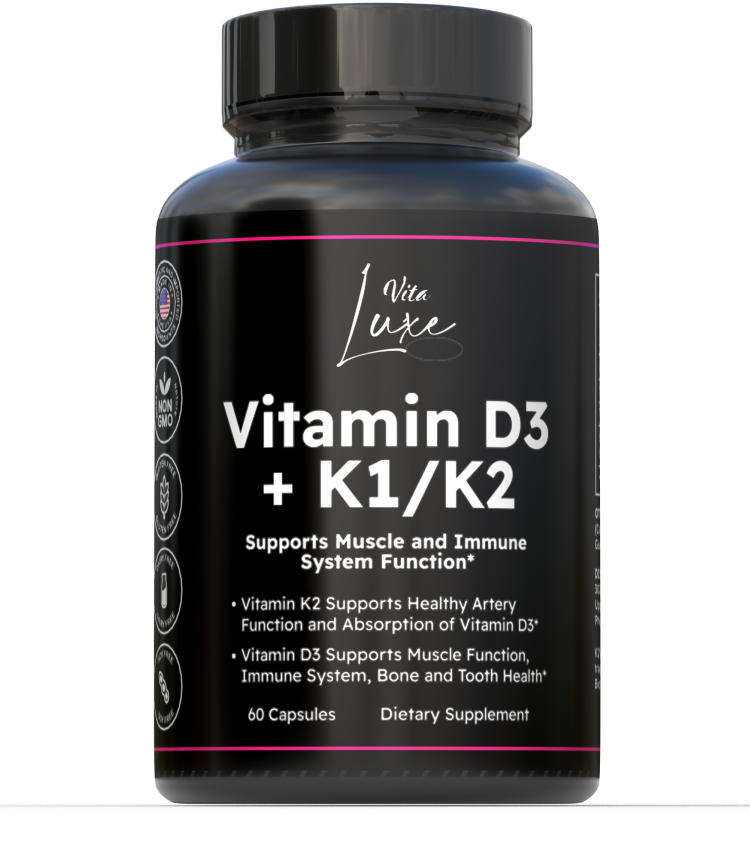 Vitamin D3 + K1/K2