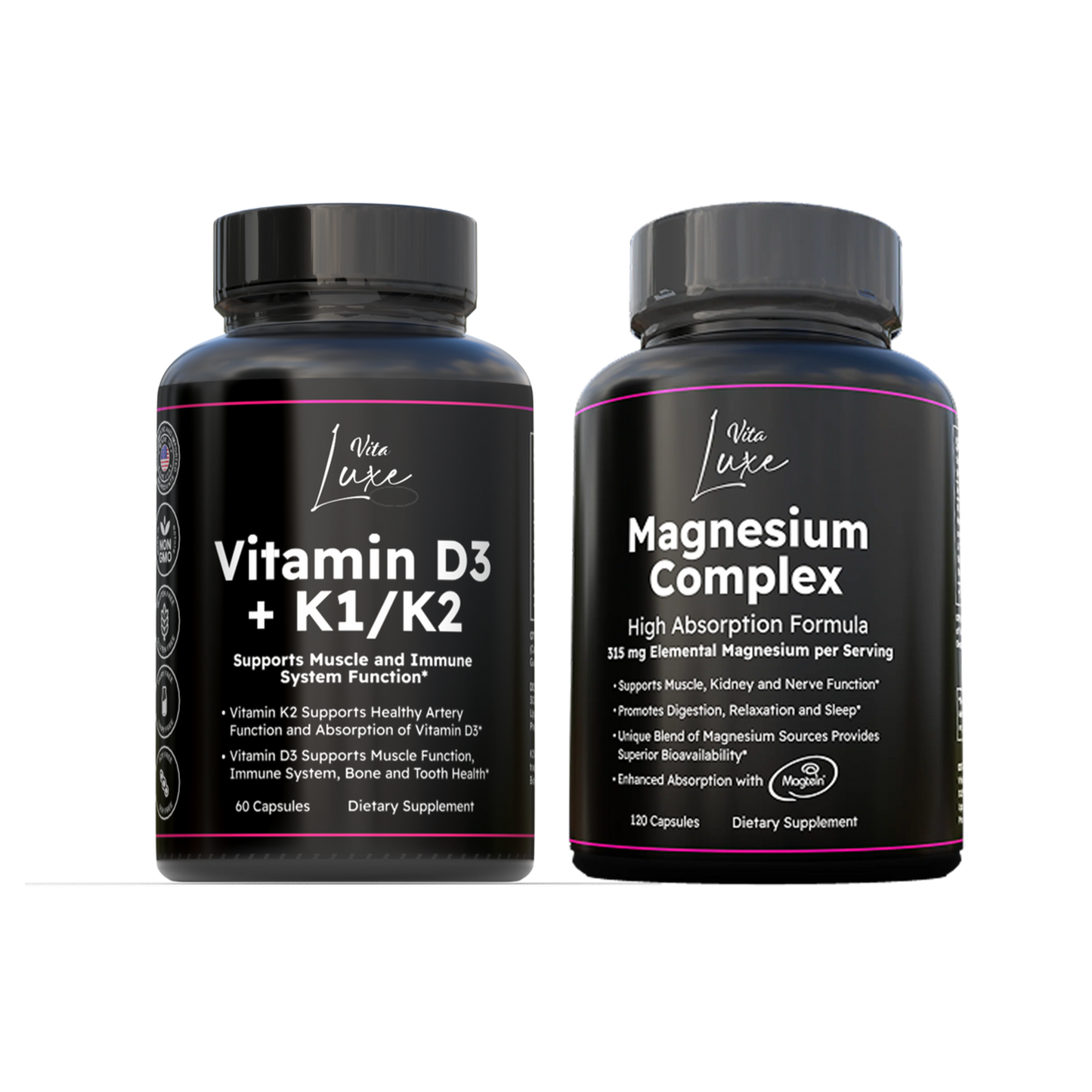 Immunity Bundle: Magnesium + Vitamin D3/K1/K2